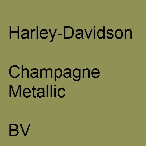 Harley-Davidson, Champagne Metallic, BV.